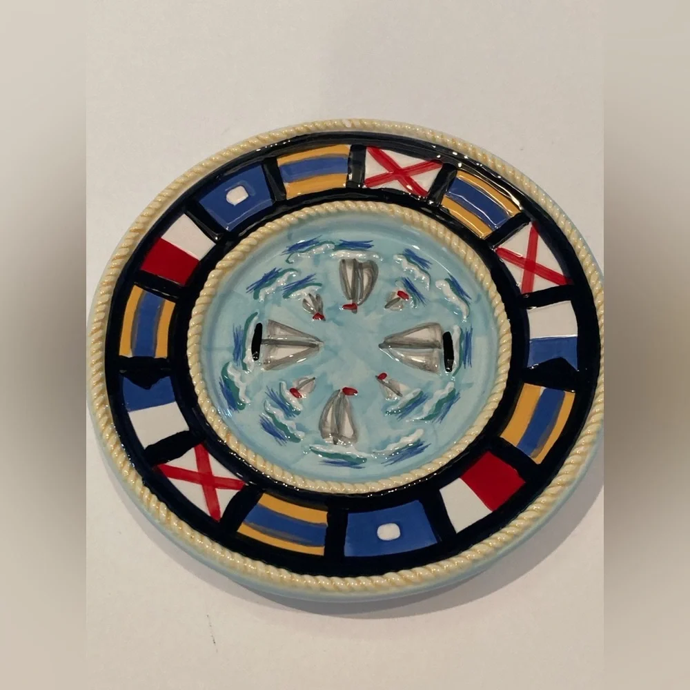 Yankee Candle Ceramic Votive Candle Holders Boat Nautical Quotable Home Decor